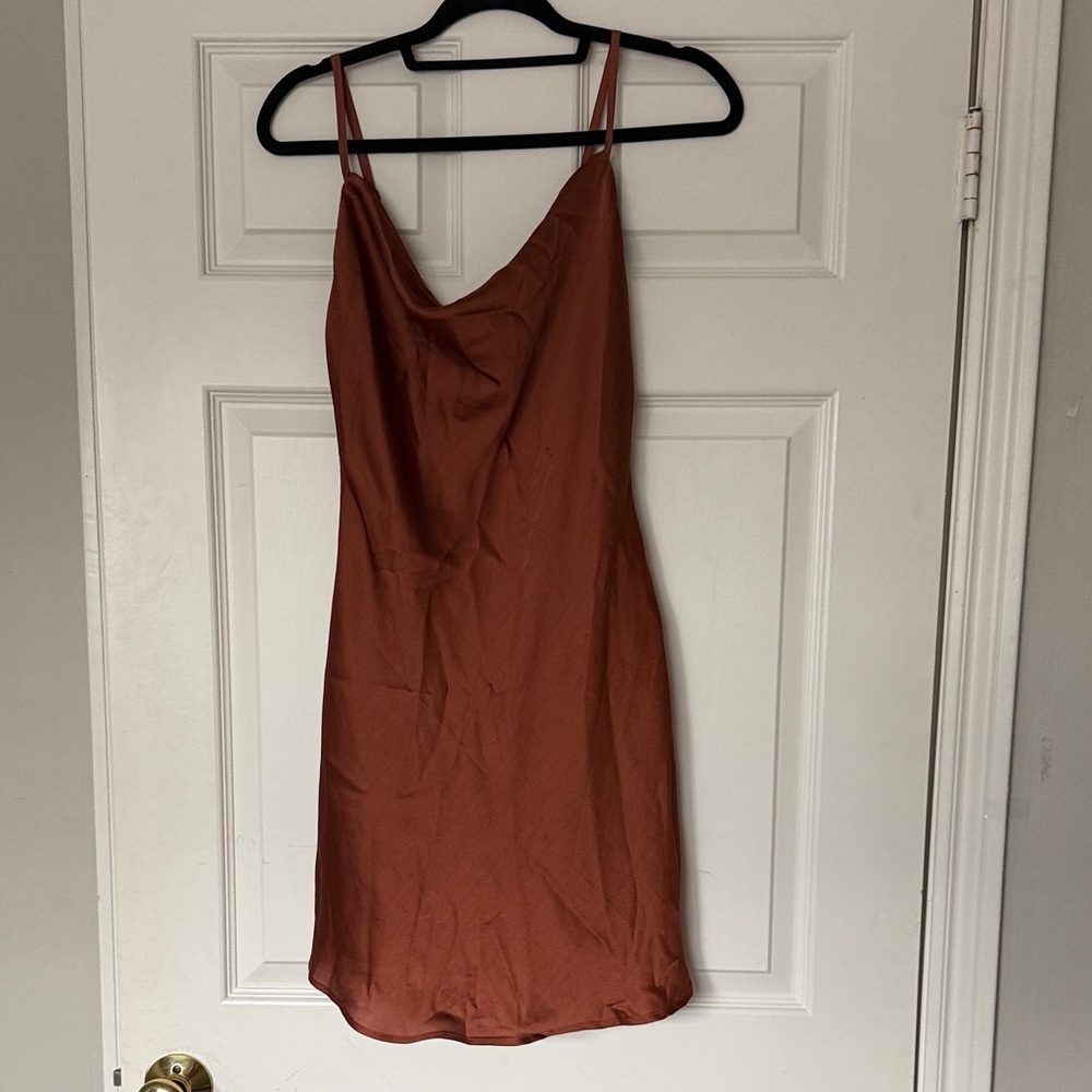 Hollister Rust Mini Dress